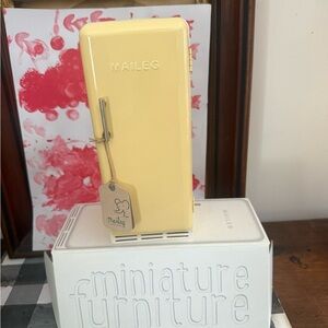 Maileg Yellow Miniature Fridge